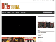 Tablet Screenshot of beerscenemag.com